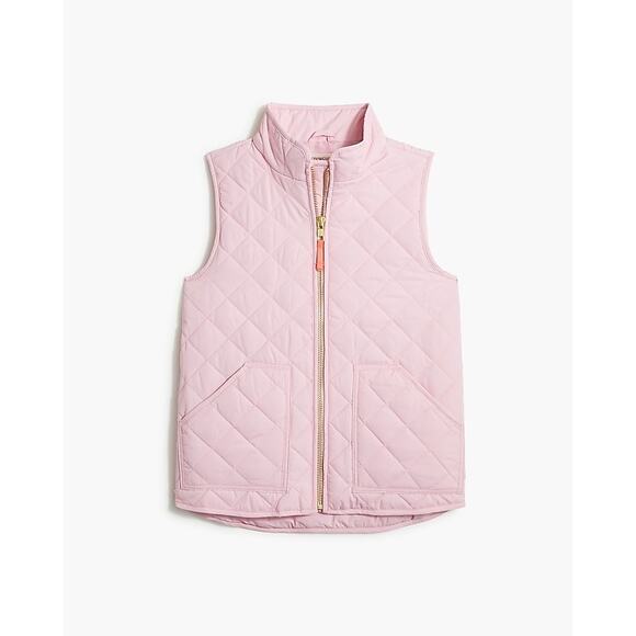 Crewcuts‎ Girls Quilted Pink Puffer Vest Size 6-7 - Picture 1 of 4